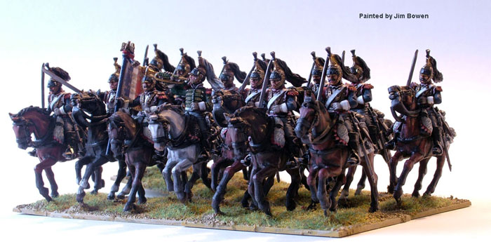 Perry FN120 coffret cavalerie lourde plastique 14 figurines 28mm