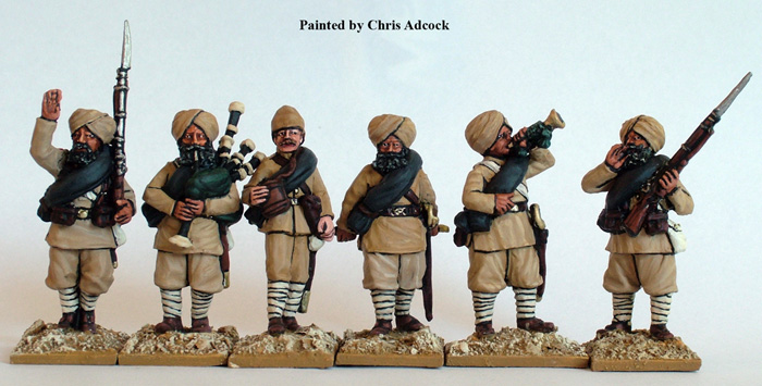 Perry Miniatures Victoria SB68 figurines commandement sikh