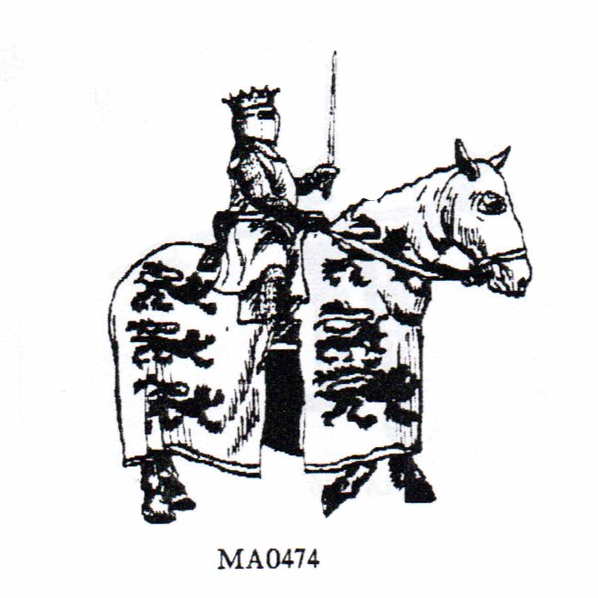 ART GIRONA Miniatures Edward I 1280 figurine 54 mm