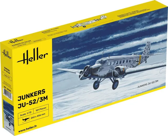 Heller Historical Collection Ju-52/3m 1/72 maquette avion