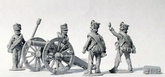 Perry Miniatures Napoleonic RN 5 artillerie canon 6 pdr 28mm