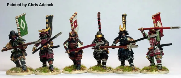 Perry Miniatures Samurai SAM19 yari figurines 28mm