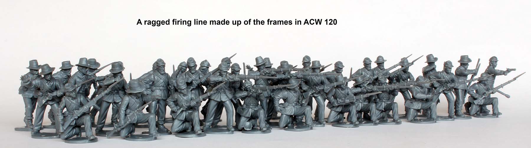 Perry ACW120 Union Infantry figurines coffret tirailleurs 38 pcs