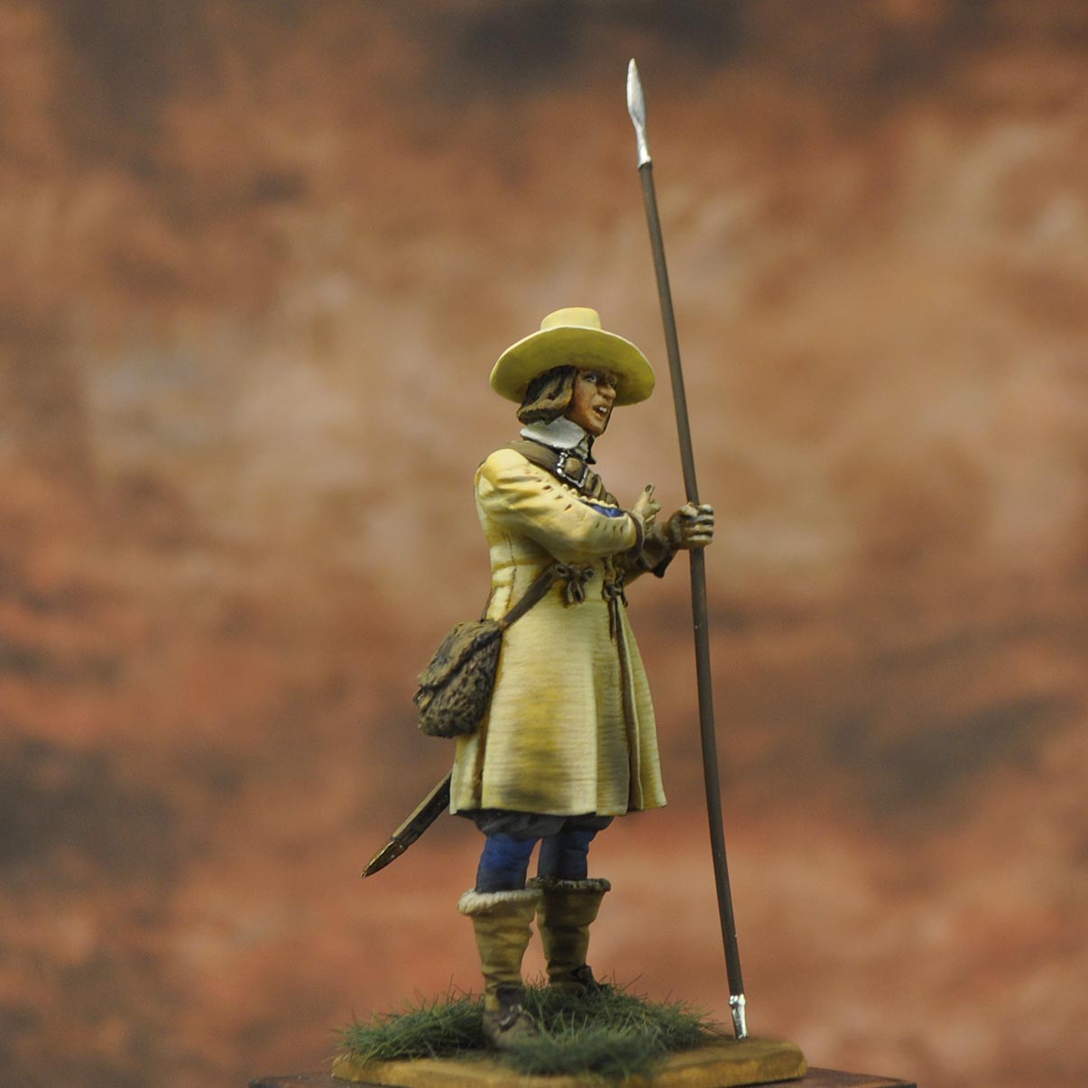 ART GIRONA General Serie Piquier Régiment Bleu figurine 54mm
