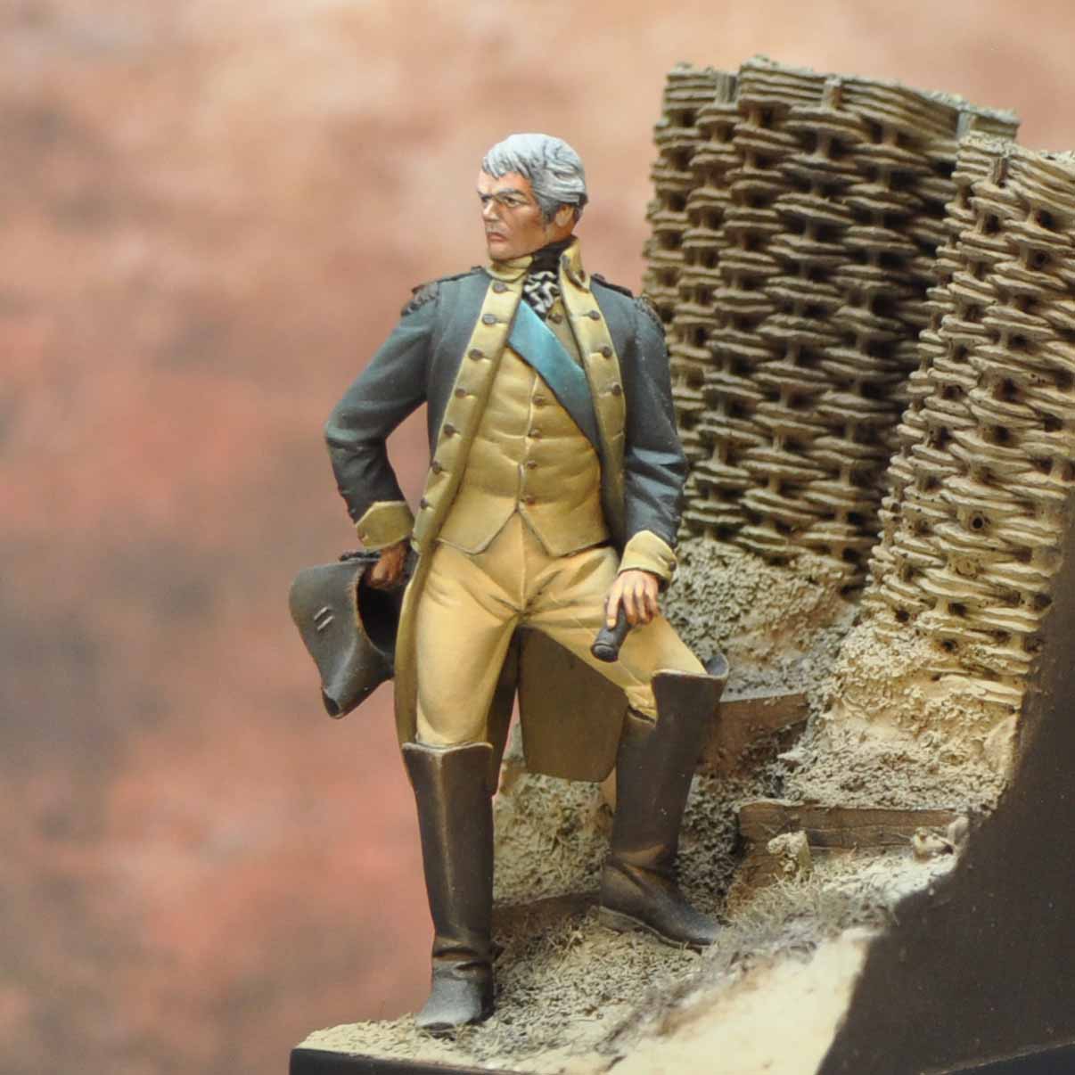 Art Girona International American Civil War Officer figurine