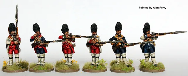 Perry AW 204 figurines grenadiers espagnols firing line 28mm