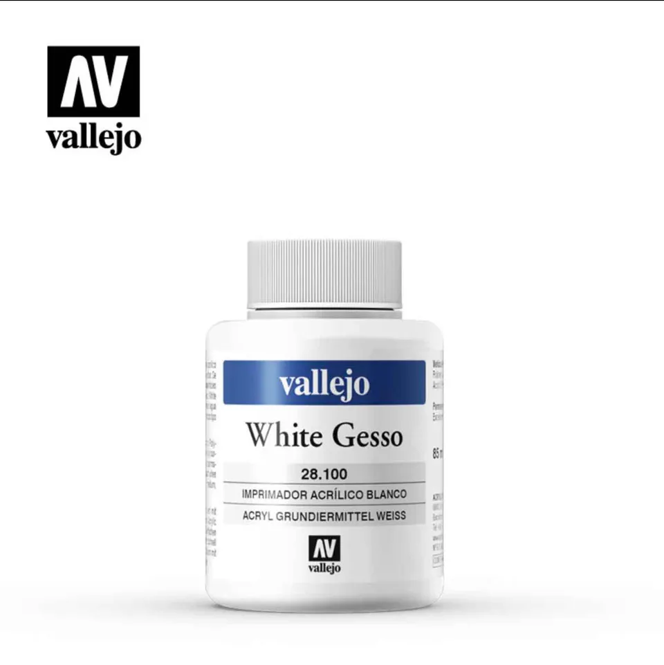 ART GIRONA Pinturas White Gesso apprêt blanc atelier