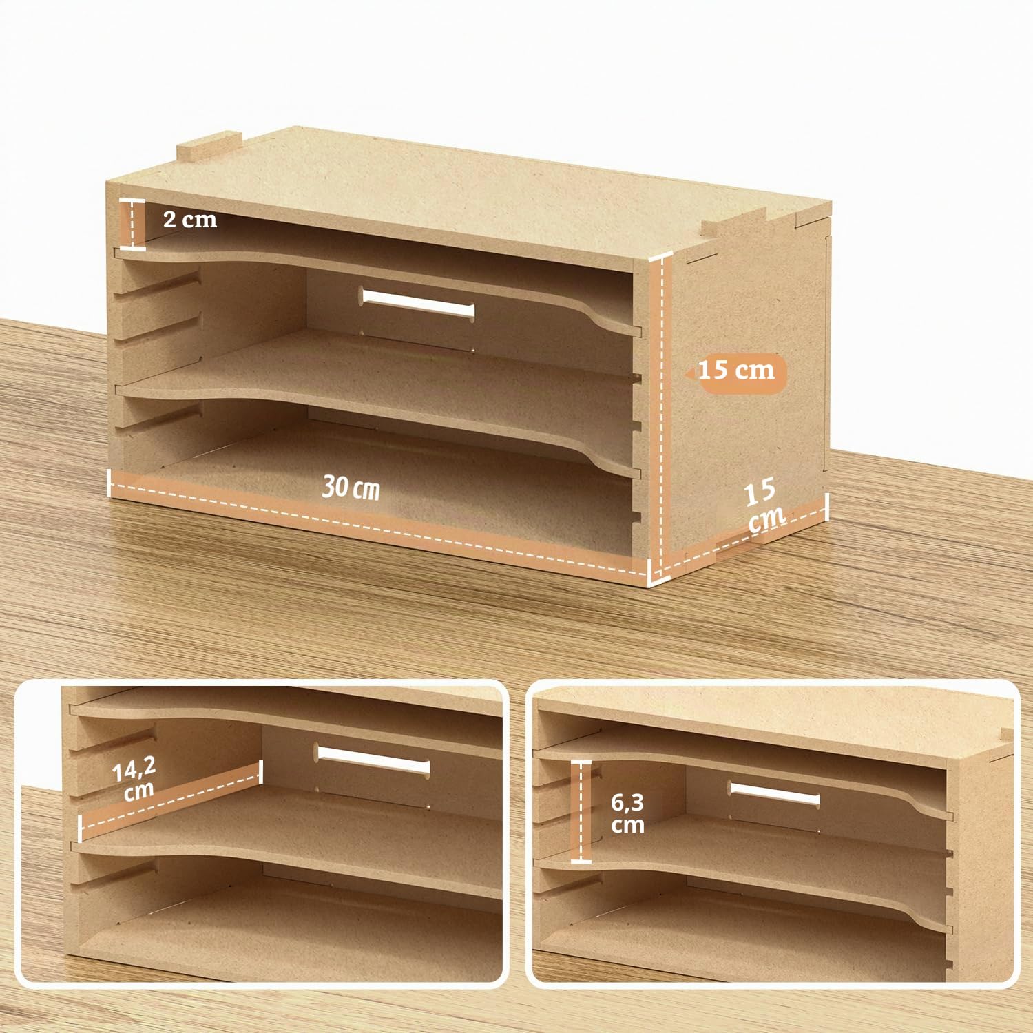 Bucasso Hobby Organizer GK5 organiseur bois atelier MDF