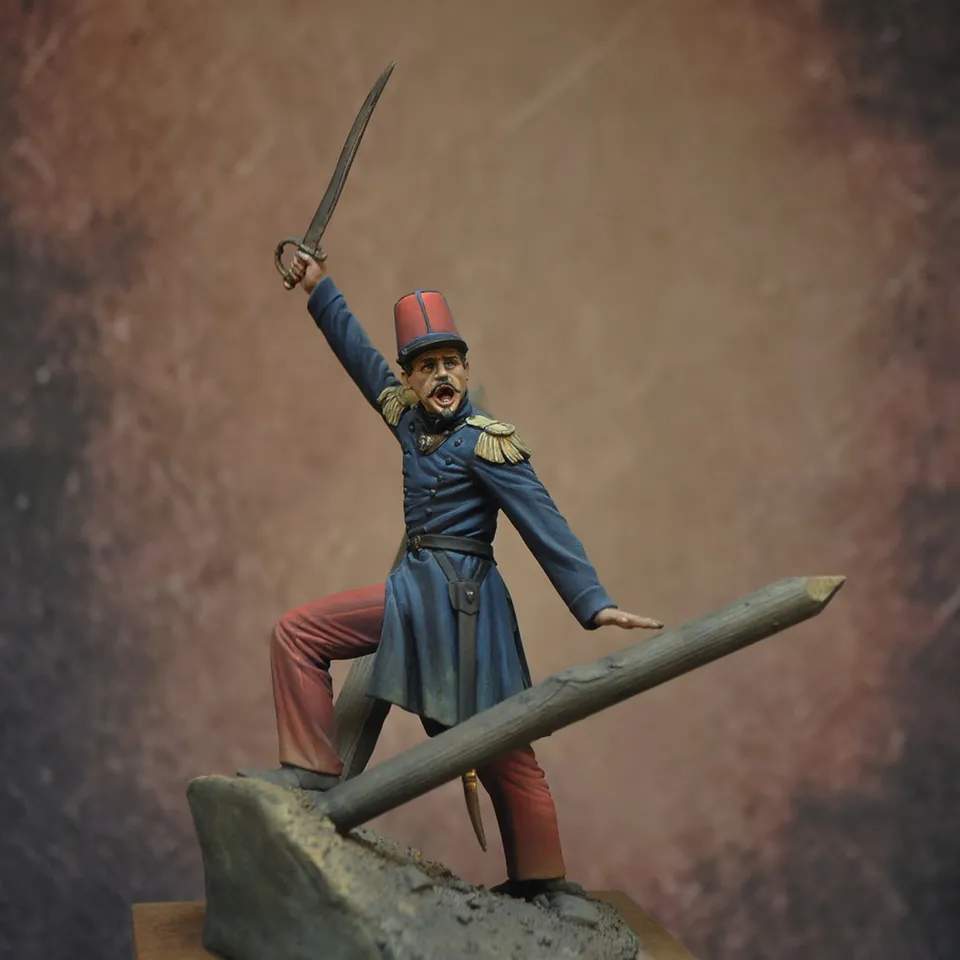 ART GIRONA 70mm Officier Légion Étrangère Juin 1837 figurine 70mm