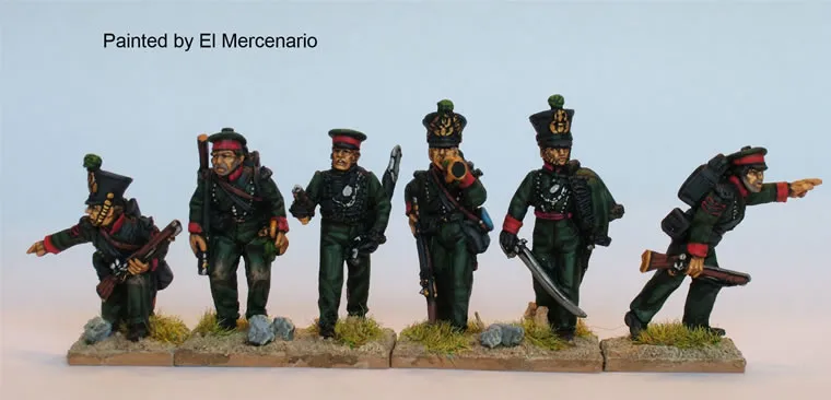 Perry Carlist ISA48 légion britannique figurines commandement