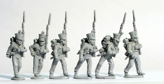 Perry Napoléonien FN76 chasseurs infanterie légère figurines métal