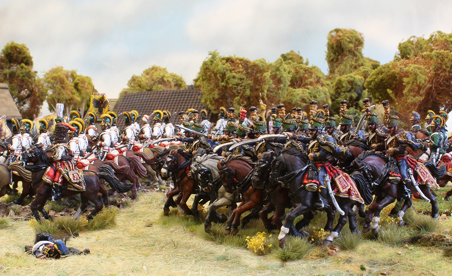 Perry Miniatures D 55 Brigade cavalerie autrichienne figurines 28mm lot