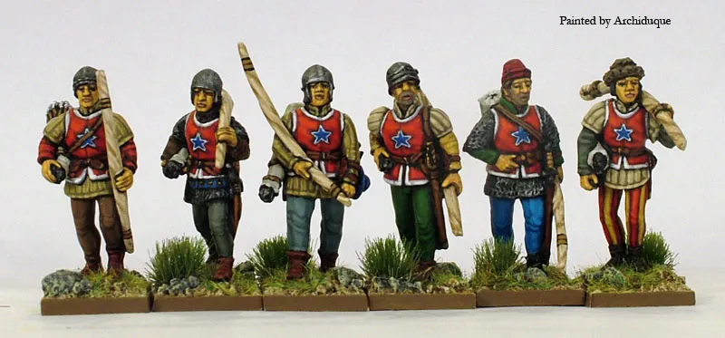 Perry WR23 Archers livrée marche figurines 28mm