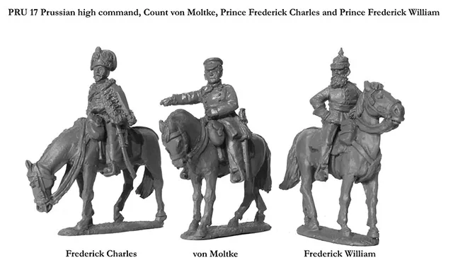 Perry Miniatures PRU21 figurines Haut-commandement prussien