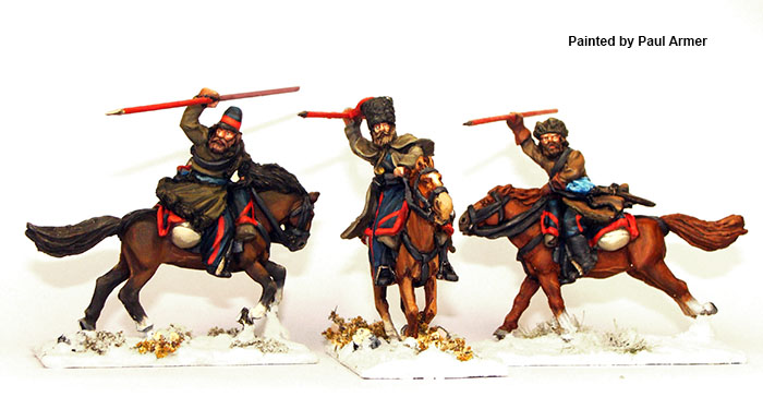 Perry Napoleonic RN 48 cosaques hiver figurines métal 28mm