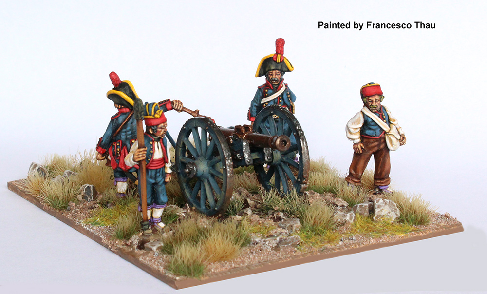 Perry Miniatures Napoleonic SPA34 figurines artillerie 8 livres