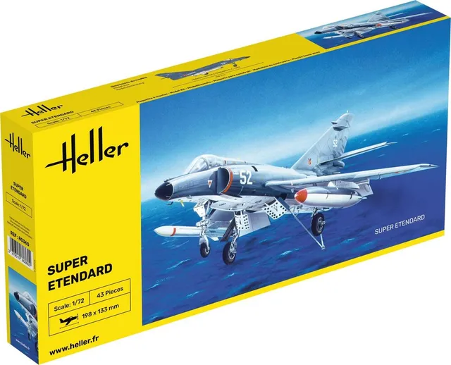 Heller Historical Collection Super Etendard 1/72 maquette avion
