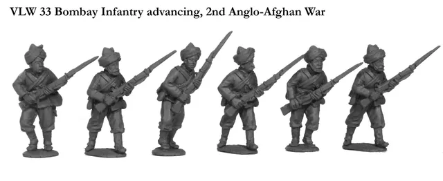 Perry Miniatures VLW 33 Bombay Infantry figurines 28mm guerre afghane