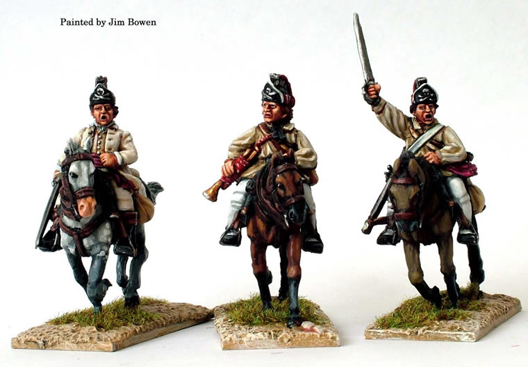 Perry AW19 17th Light Dragoons commandement figurines 28mm