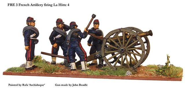 Perry Miniatures FRE 3 artillerie française canon La Hitte 4