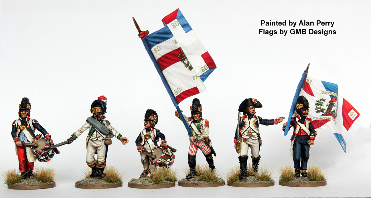 Perry Miniatures Revolutionary French REVF 3 figurines commandement 1791