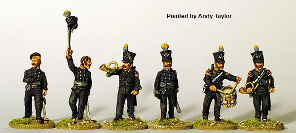 Perry Miniatures Napoleonic NBK11 commandement léger 28mm