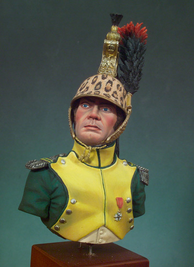 ART GIRONA Miniatures Chef d'escadron Dragons 1810 figurine