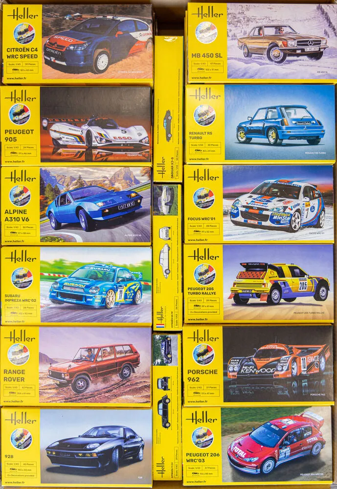 Heller The 9.99 Cars Collection lot maquettes voiture starters