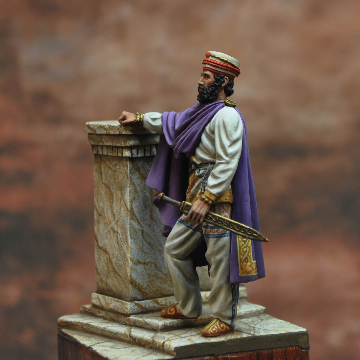 Art Girona Serie Historical Odaenathus figurine roi Palmyre