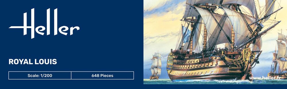 Heller Historical Collection Royal Louis 1/200 maquette bateau voilier