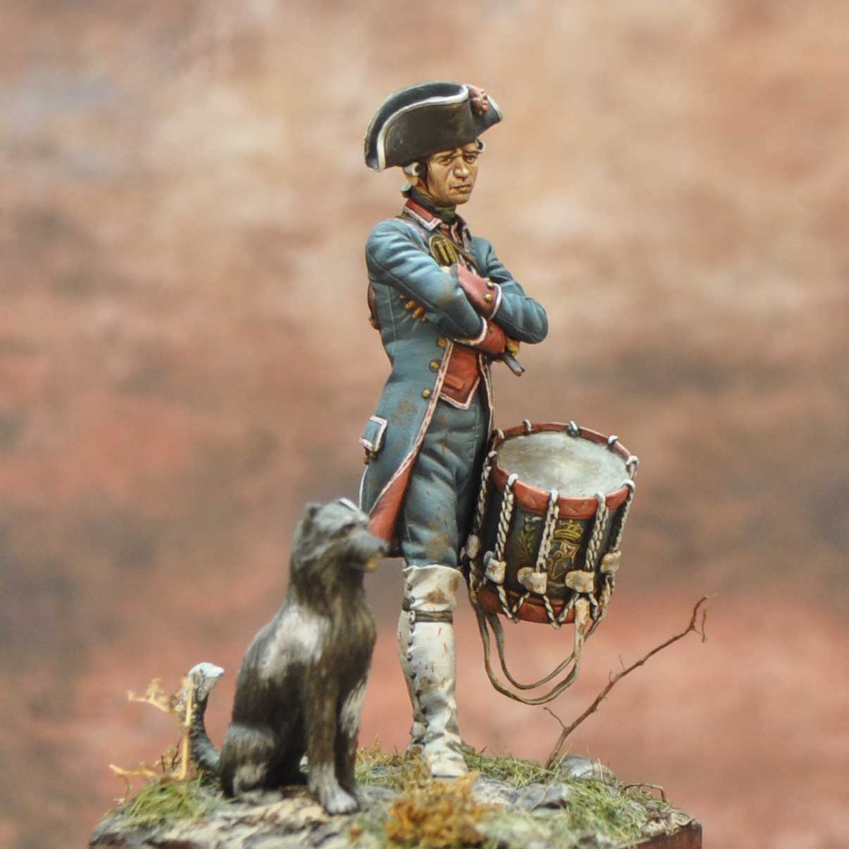 Art Girona Spanish Serie Soria Tambour 1781 figurine 54mm