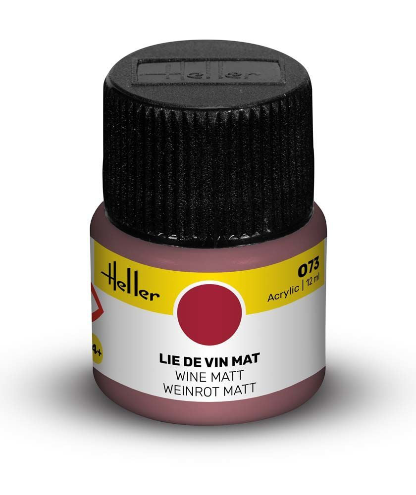 Heller Historical Collection peinture acrylique 073 lie de vin mat