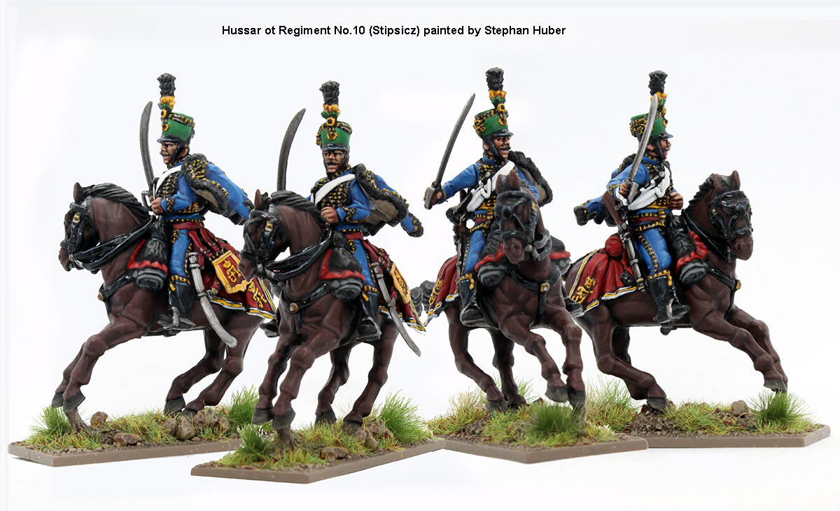 Perry AN100 boîte hussards autrichiens 14 cavaliers 28mm