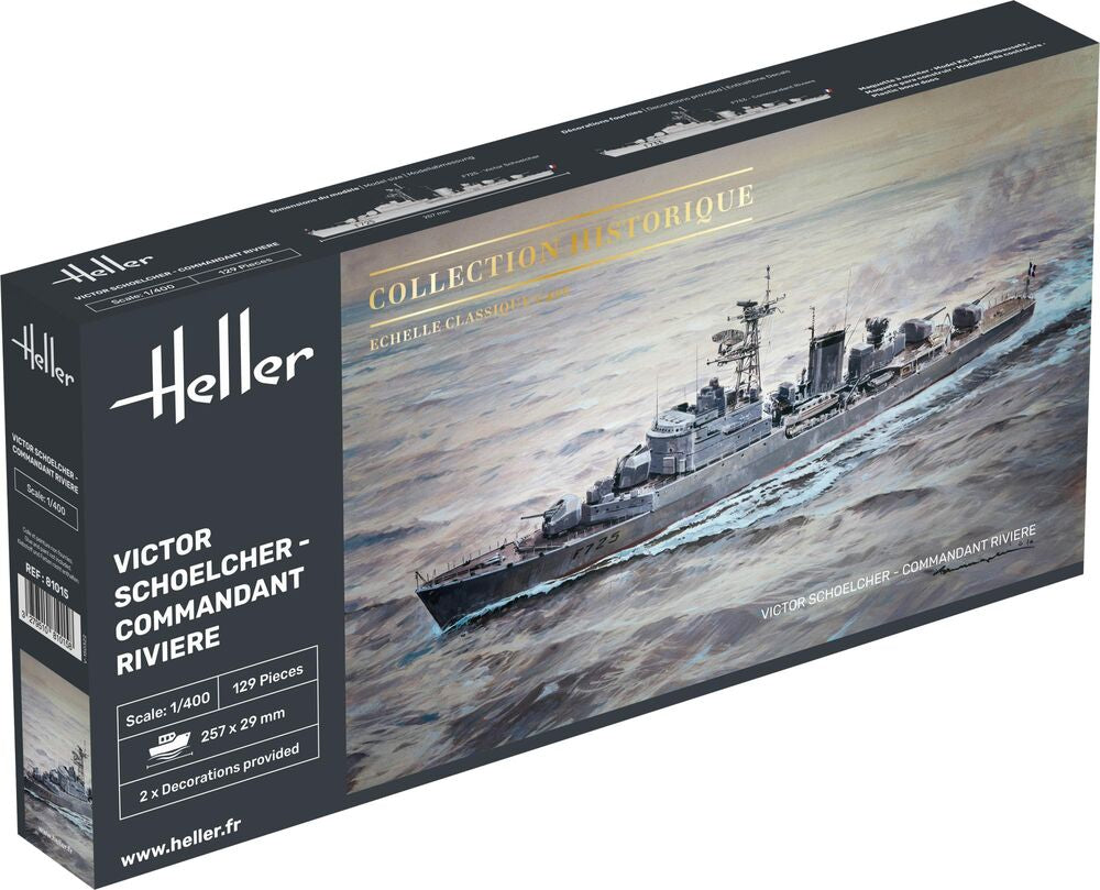 Heller Historical Collection Victor Schoelcher 1/400 maquette bateau