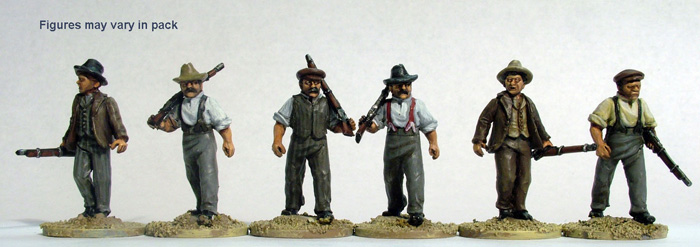Perry Miniatures Mafeking MF3 civils armés figurines marche
