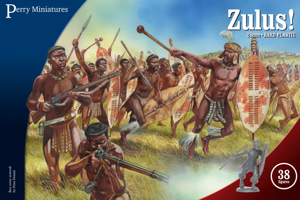 Perry Miniatures VLW 41 Zoulous boîte 38 figurines