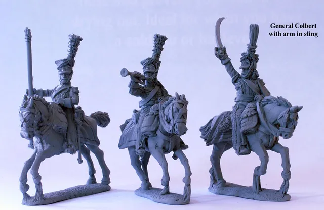 Perry Napoleonic FN121 lanciers rouges garde 28mm au galop