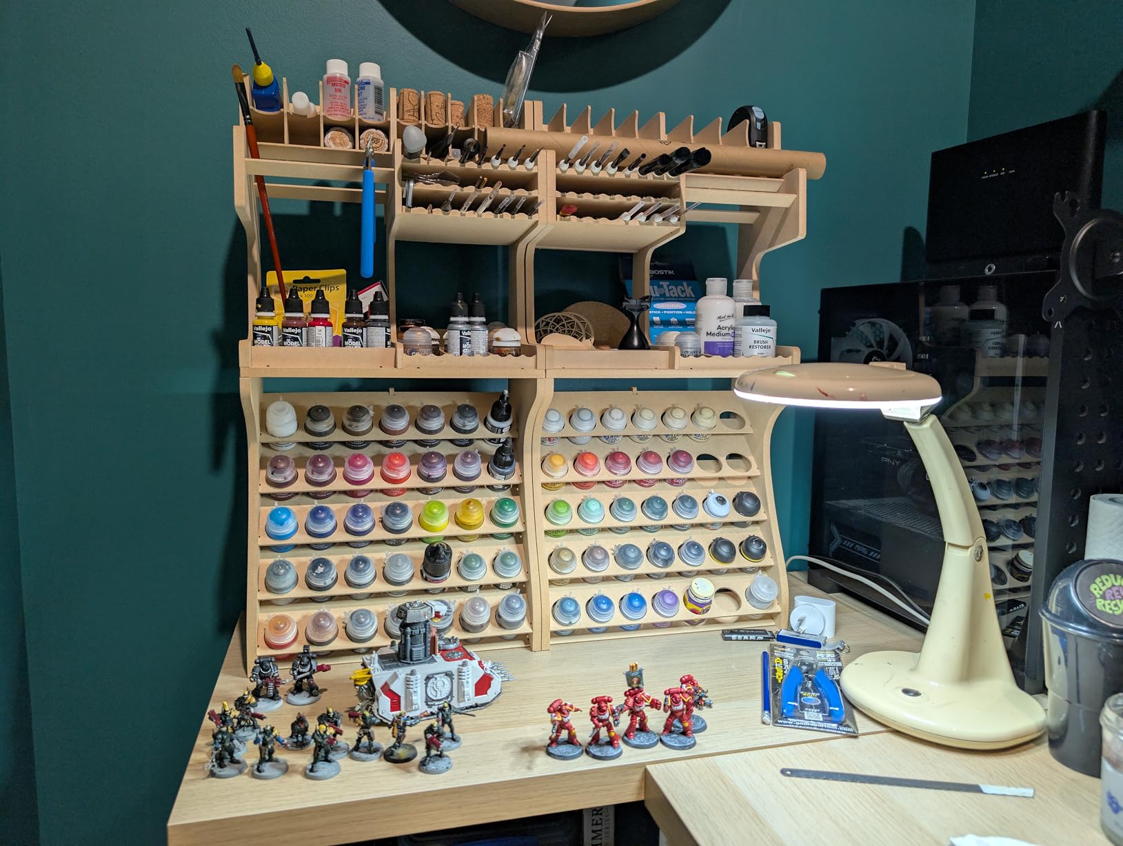 Bucasso GK SY organisateur maquette MDF 35 peintures