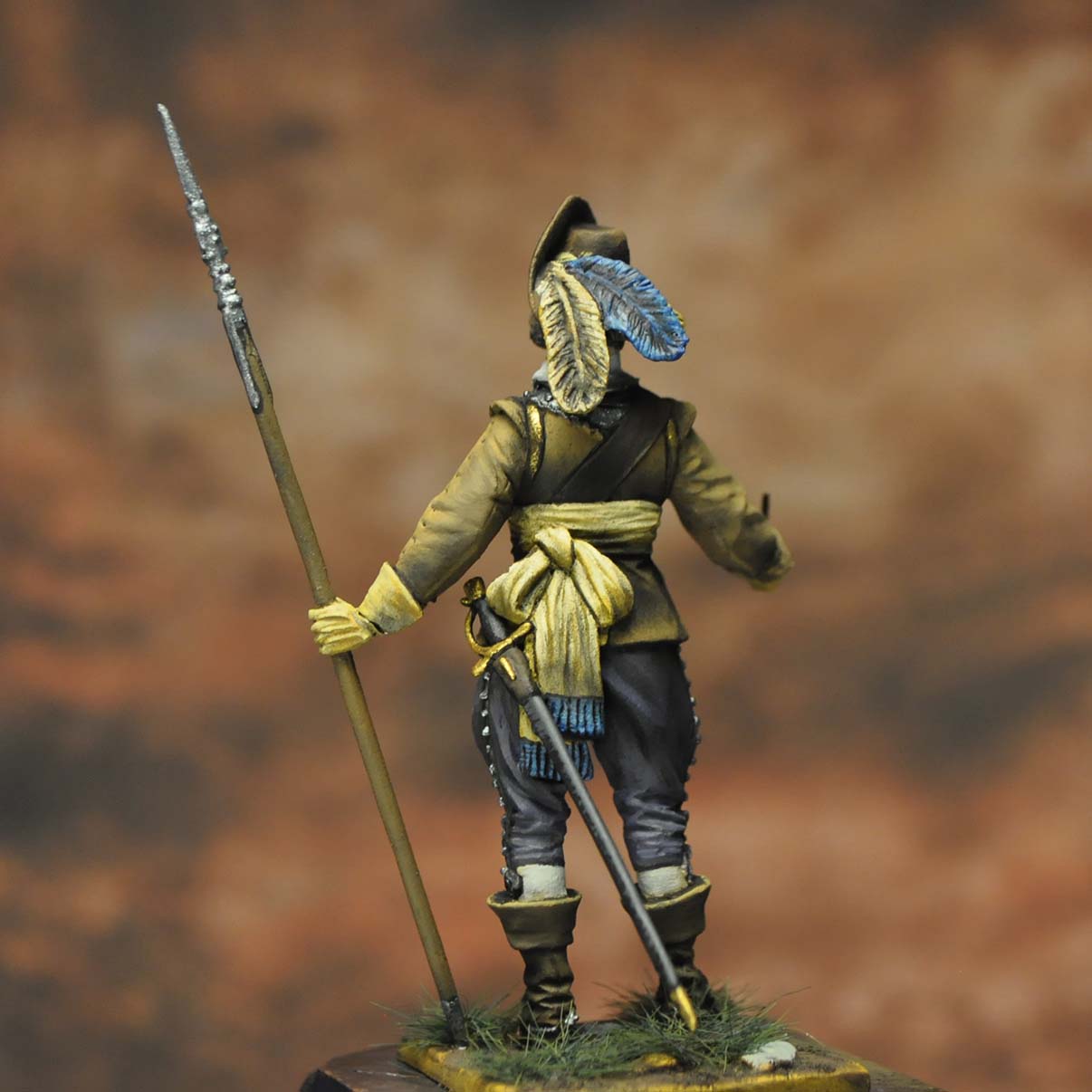 Art Girona General Serie Officier Régiment Jaune figurine Suédois