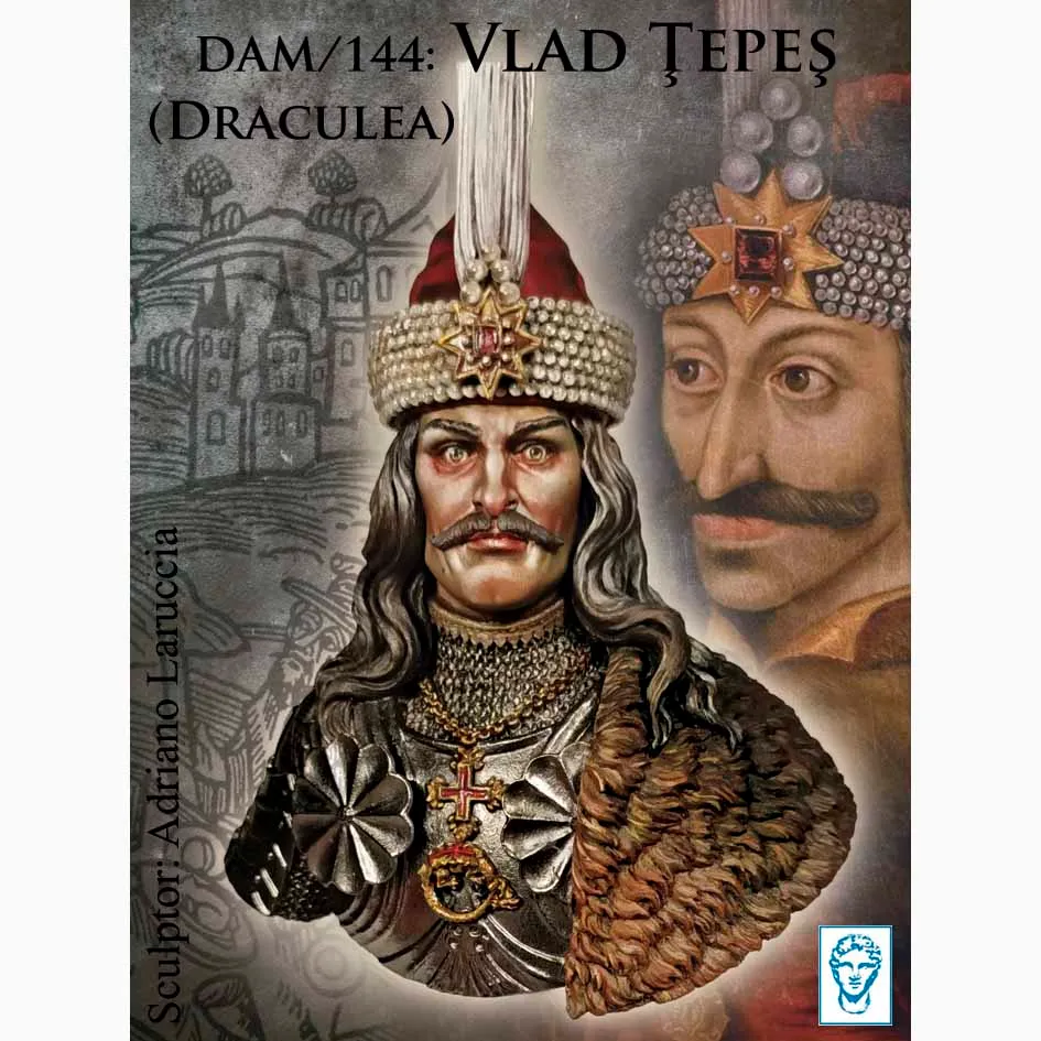 ART GIRONA Miniatures Vlad Tepes Draculea figurine 54mm métal
