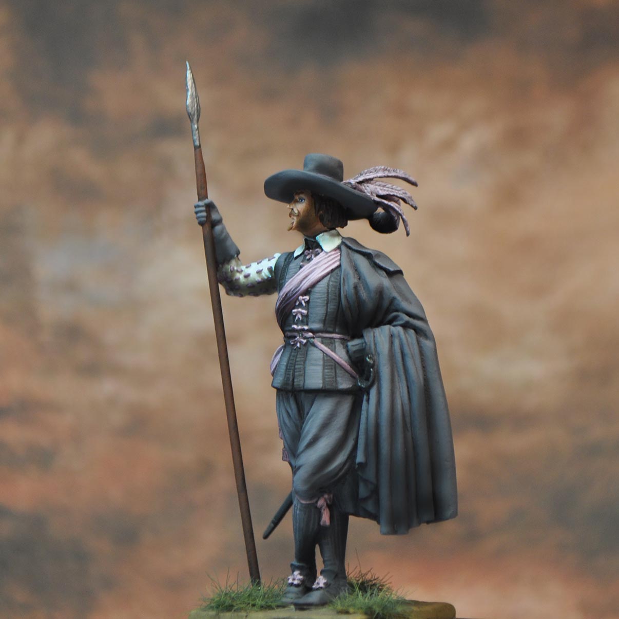 Art Girona General Serie Officier Espagnol figurine Trente Ans
