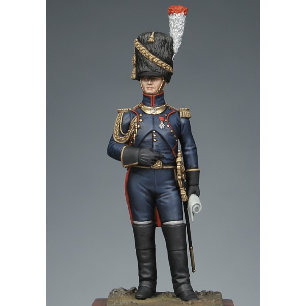 ART GIRONA Miniatures Officier artillerie garde 1810 figurine 54mm