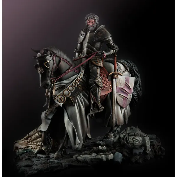Art Girona Miniatures Saint George figurine chevalier à peindre
