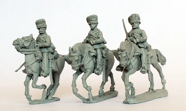 Perry Miniatures BIF 41 figurines commandement hussards au galop 28mm