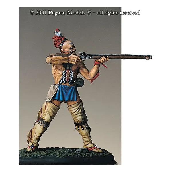 ART GIRONA Miniatures Wood's Indians figurine guerrier iroquois