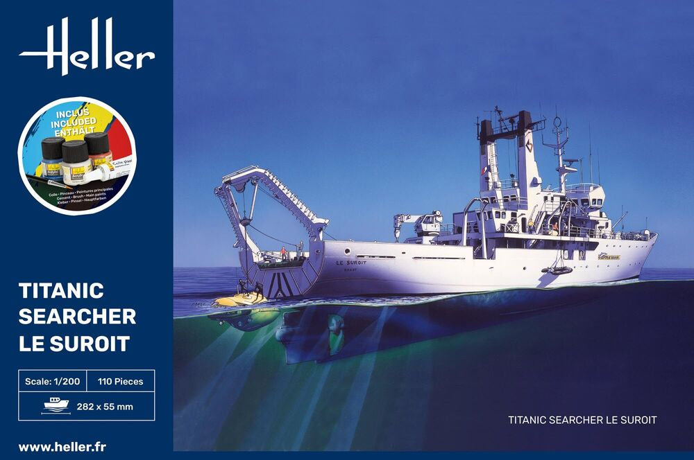 Heller Starter Kit Suroit Titanic Searcher 1/200 bateau