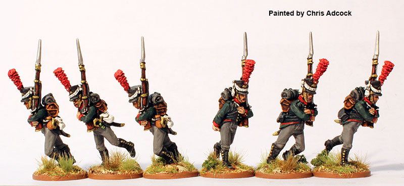 Perry Miniatures Napoleonic NCR39 Schwarzburg figurines fusiliers