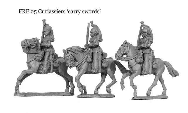 Perry Miniatures FRE 25 figurines 28mm cuirassiers sabre