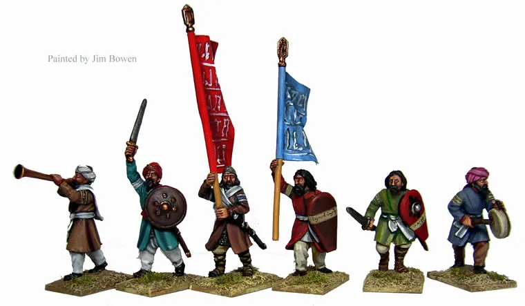 Perry Crusades MA20 Arab Foot Command figurines