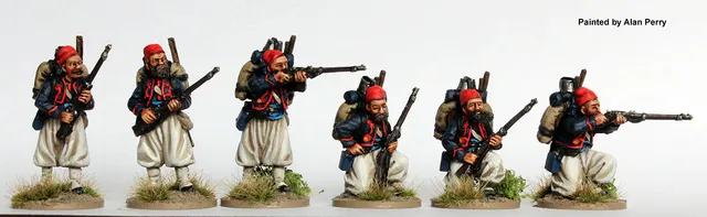Perry Franco-Prussian FRE 31 zouaves figurines 28mm